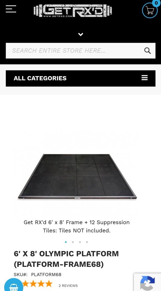 6\' X 8\'GET RXD Olymipic Platform Frame