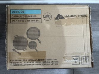 Ozark 4 Piece Cast Iron Set