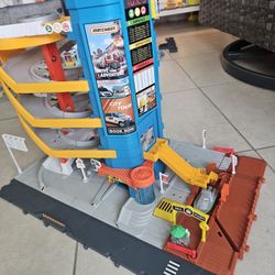 Matchbox Action Drivers Transportation Center playset. 
