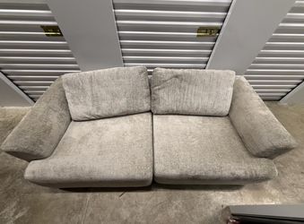 Gray Cloud Loveseat Sleeper (No Frame/Boneless Foam)