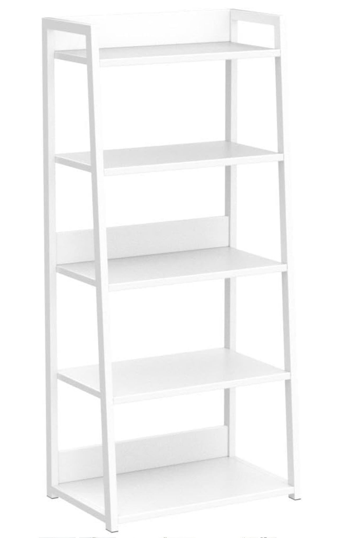 5-tier open shelf, white. 