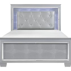 Queen Bed Frame W/ Box Spring