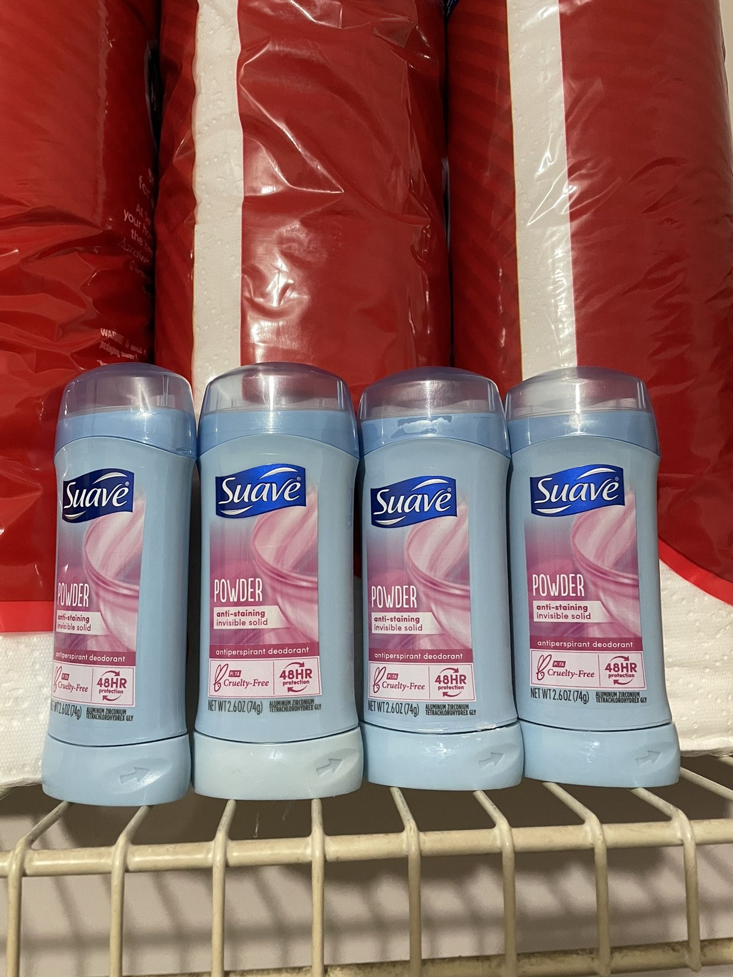 Set Of 4 Suave Womens Deodorant