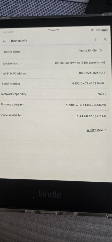 Kindle Paperwhite 11th Gen