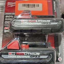 Milwaukee M18 CP 3.0 AH Battery (2-Pack)