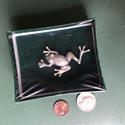 Frog Pin Pewter.  Beautiful Piece 