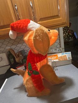 Light Up Dog Christmas 