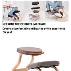 Upgraded Wooden Ergonomic Kneeling Chair