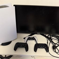 PS5 &  ASUS Monitor For Sale 