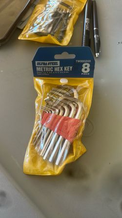 Ultra Steel 8-Piece Metric Hex Key Set