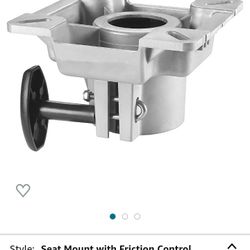 ONHI Aluminum Boat Seat Pedestal (Seat Mount with Friction Control

