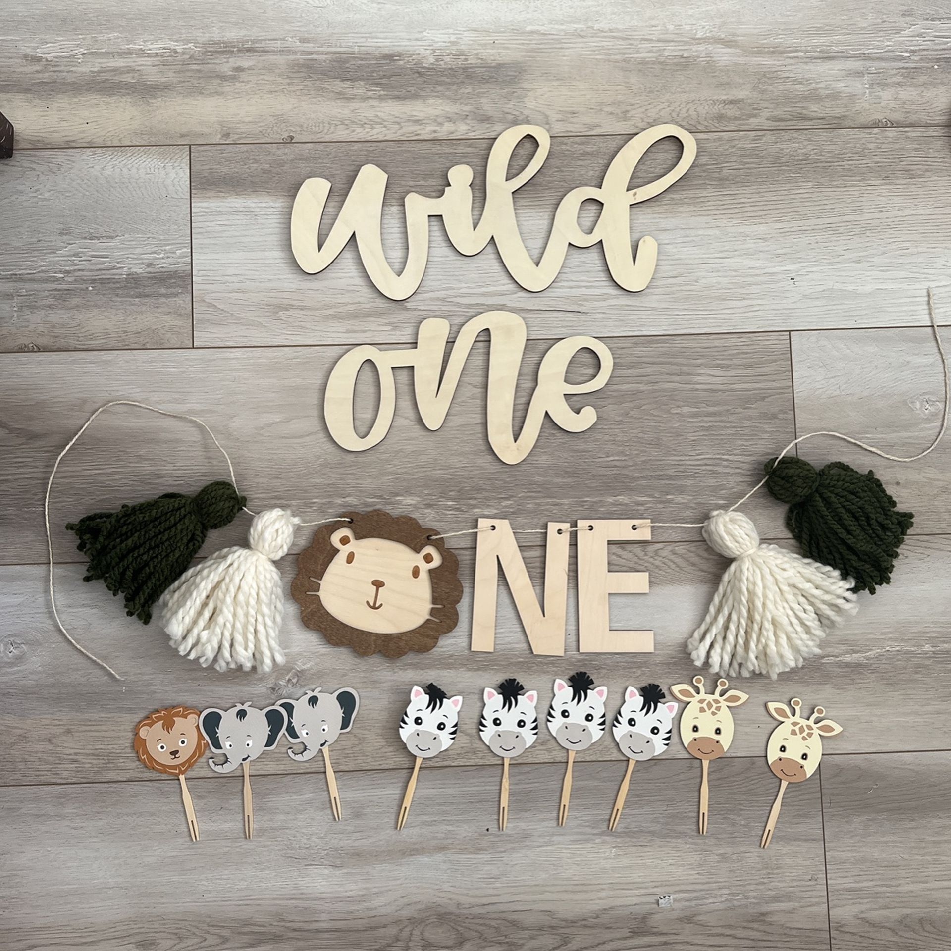 Wild One/Safari Party Decorations