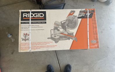 Ridgid 12” Dual Bevel Sliding Miter Saw