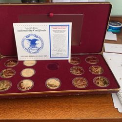 NRA Freedom Heritage 13 Coin Collection With Box