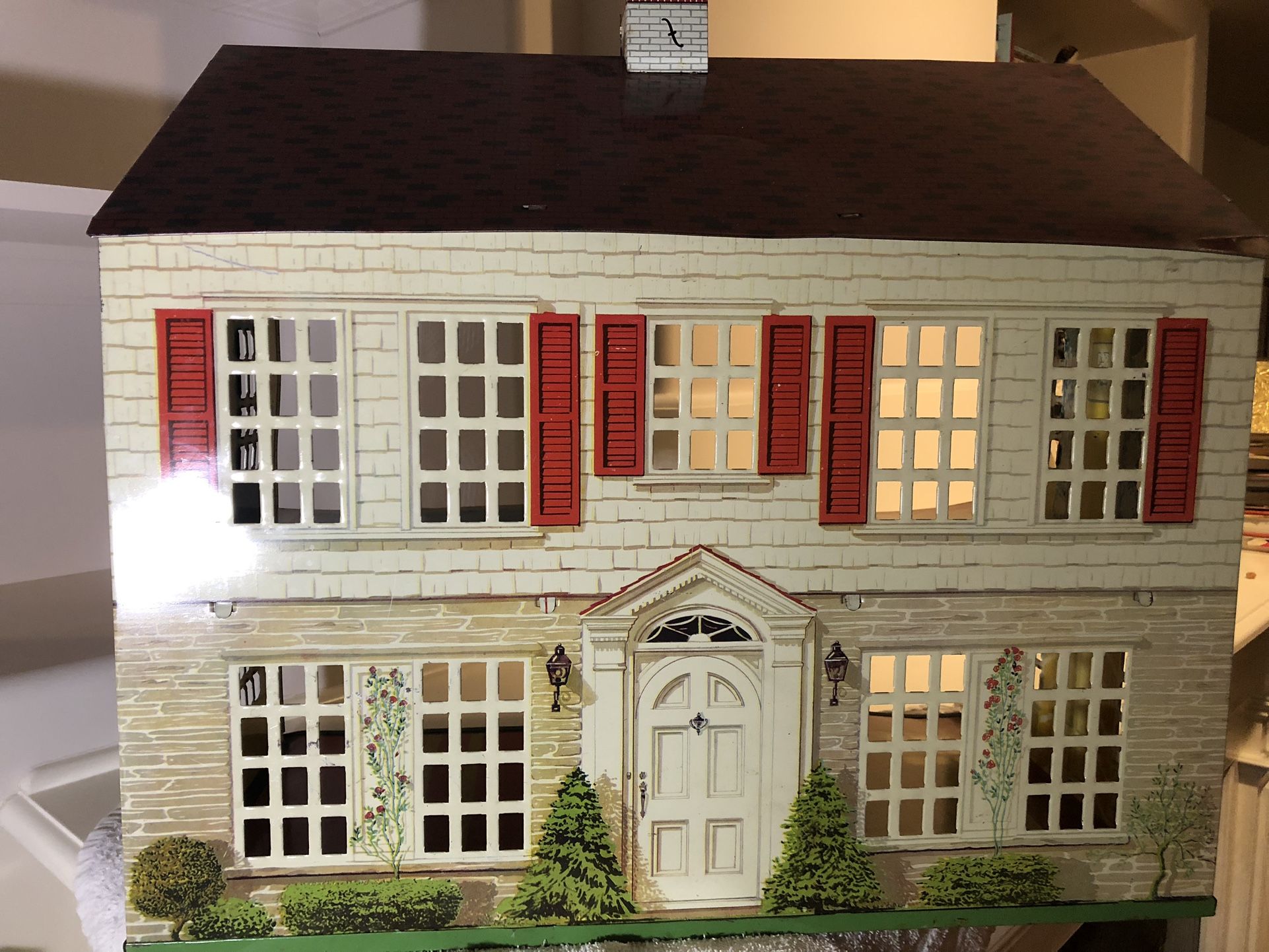 Vintage Playsteel 1950s Dollhouse