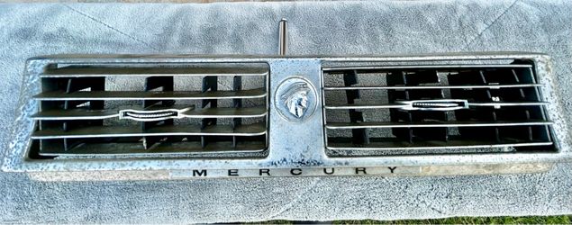 Rare OEM 1964 MERCURY COMET Chrome Dash Vents Bezel