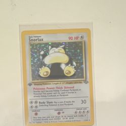 Snorlax 1st Edition Vintage Holo NM