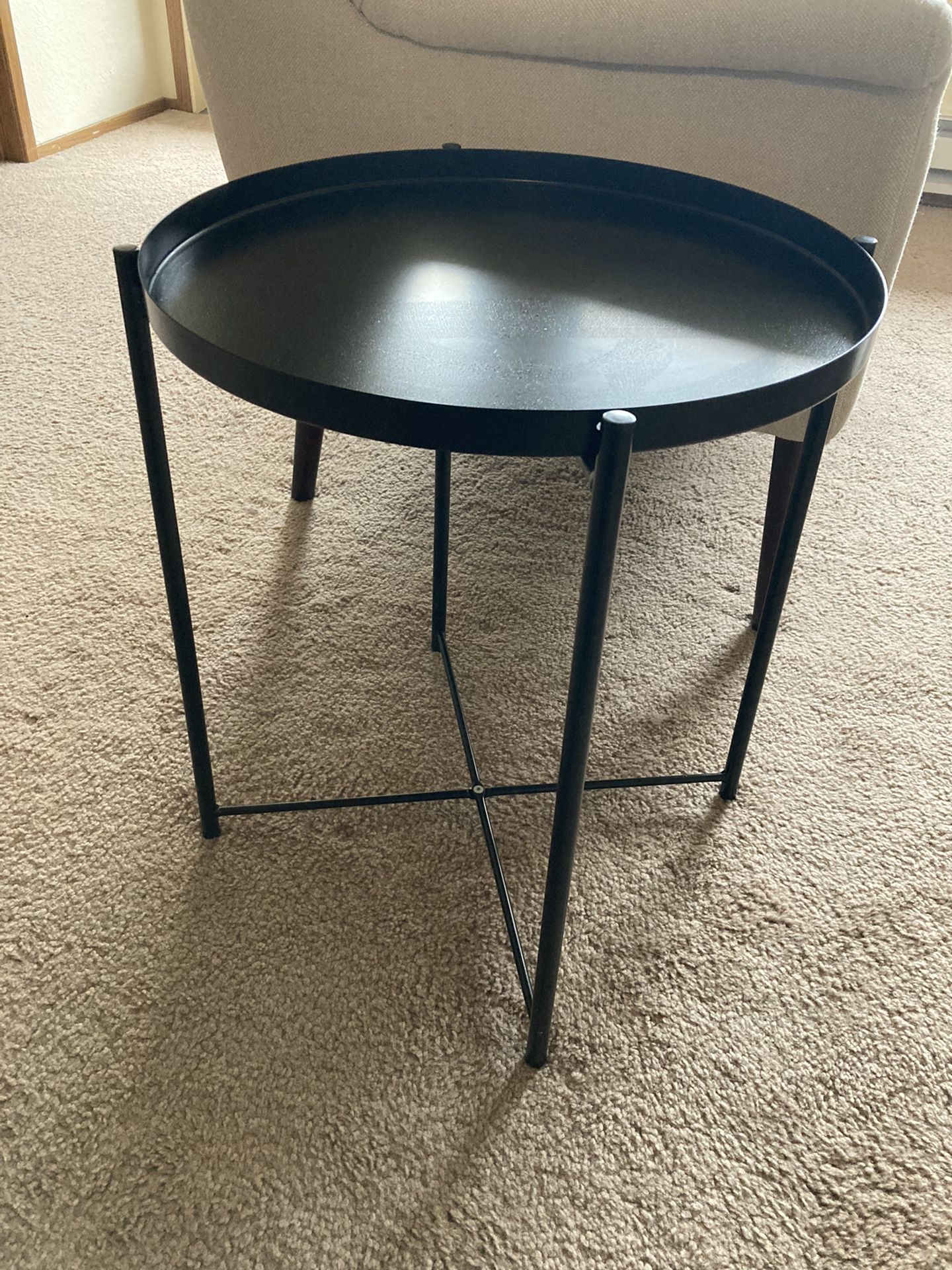 PENDING— IKEA Side Table -black