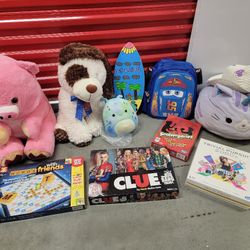 Mixed Lot Of (12) pcs, Toys, Games And Dolls,