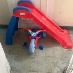 Kids Slide 🛝 & Tricycle 