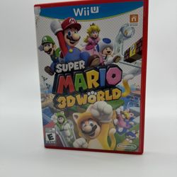 Super Mario 3D World (Nintendo Wii U, 2013) Complete CIB & Tested