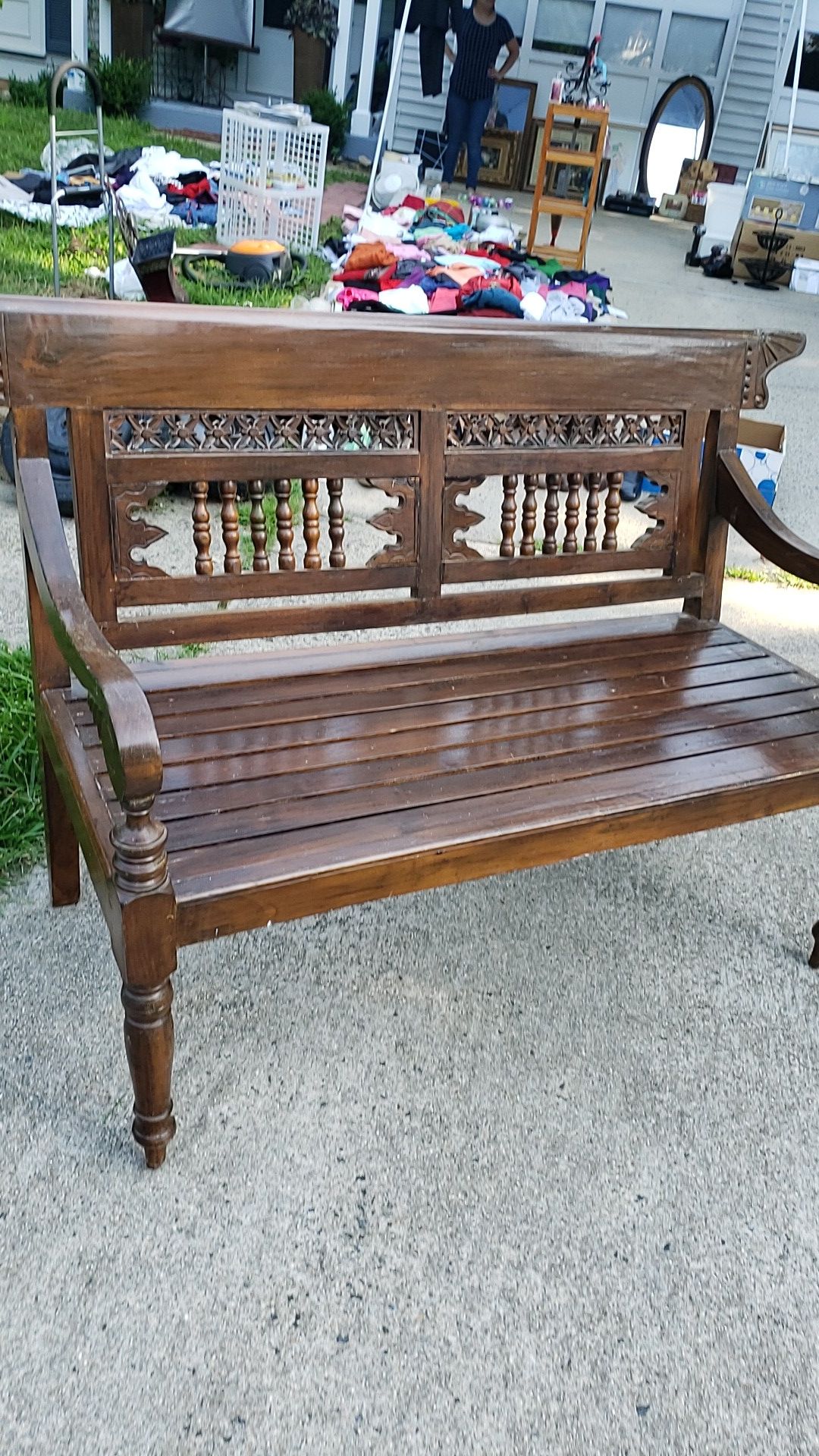 Wood Bench