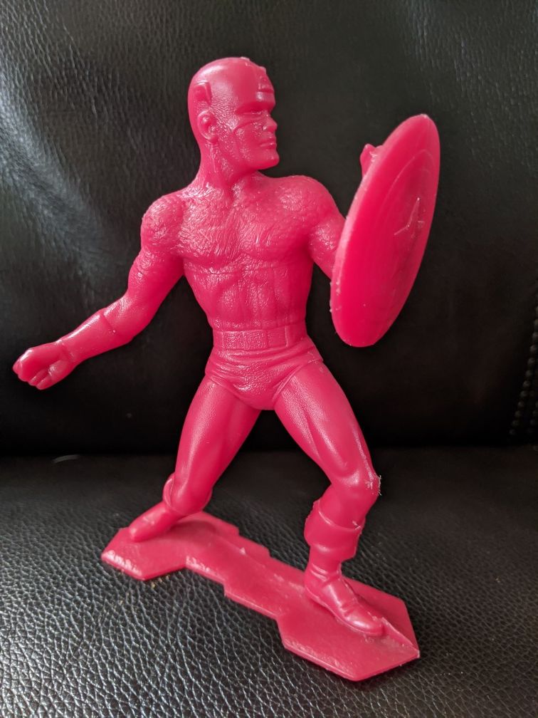 Vintage Marx Avengers Captain America Figure