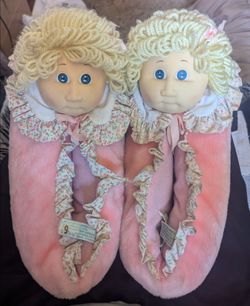 Antique Cabbage patch kids slippers