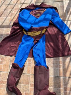 Superman Halloween Costume with Cape and Boots