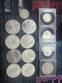 9.25 oz of silver at spot  $600