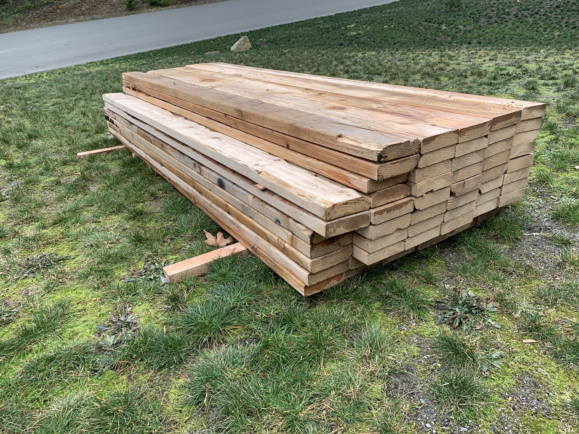 2x6 lumber, 92-5/8” length