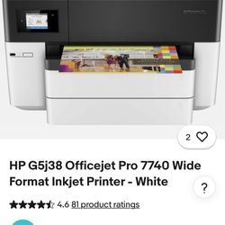 HP Office Jet Pro 7740 Printer