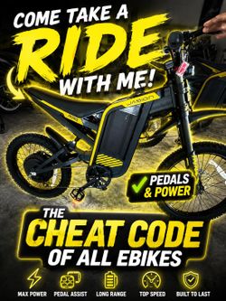 the best e-bike  street Legal with pedals 50 miles range