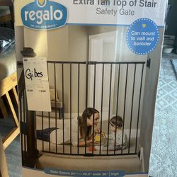 Extra Tall Top Of Stair Safety Gate 