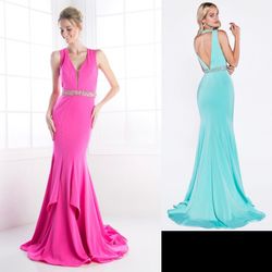 New With Tags Size 6 Hot Pink Prom Dress & Formal Dress $99