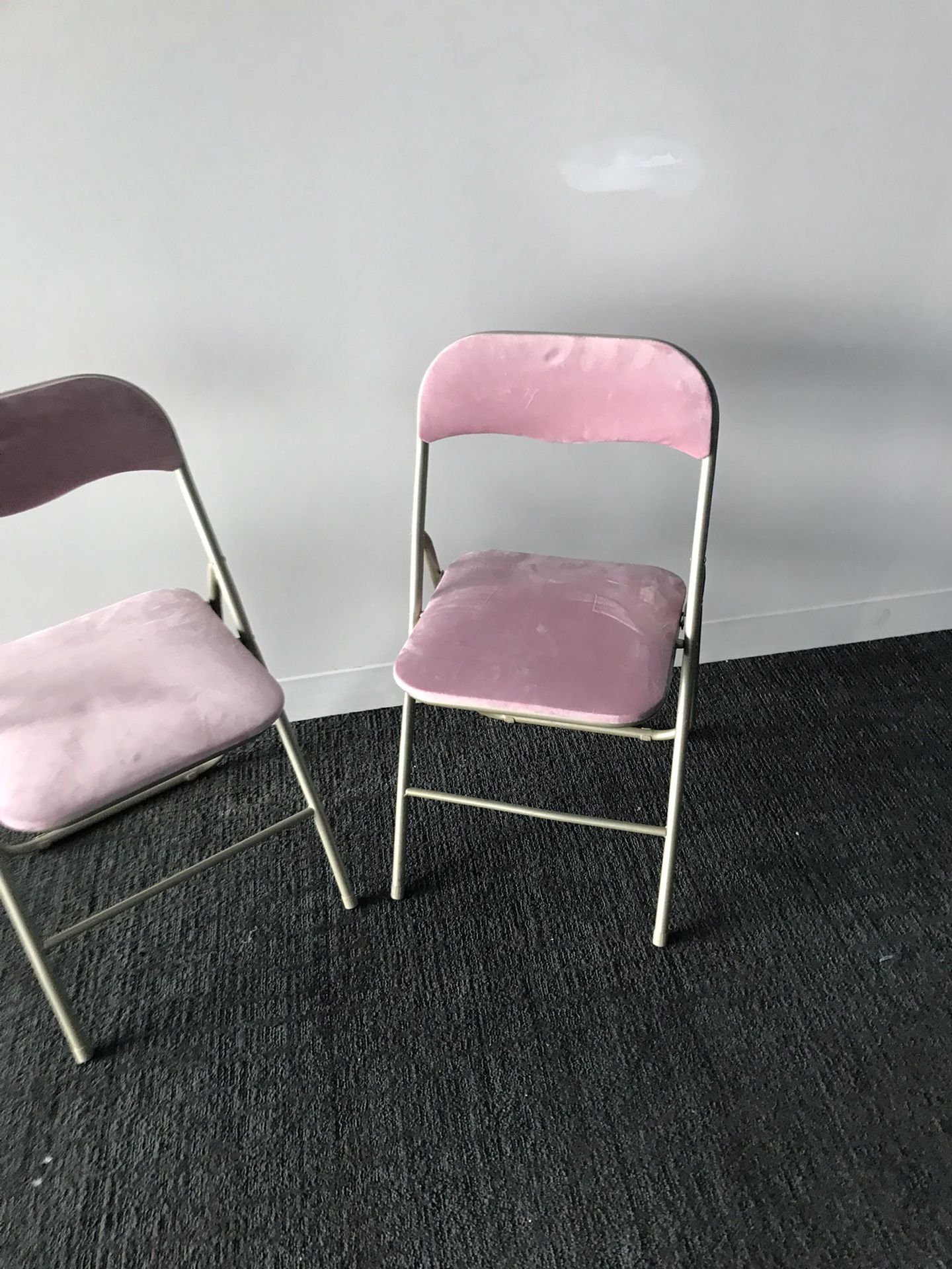 Pink Foldable Chairs