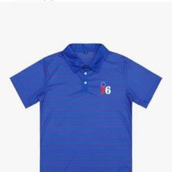 76ers Polo - Mens Blue 