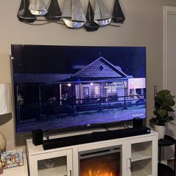 Tv Stand/console With Fireplace 