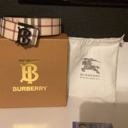 Luxury Burberry Belt 