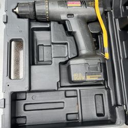 Craftsman 3/8 in Drill Driver VSR 0-600 RPM 14.4V - Bad Battery 