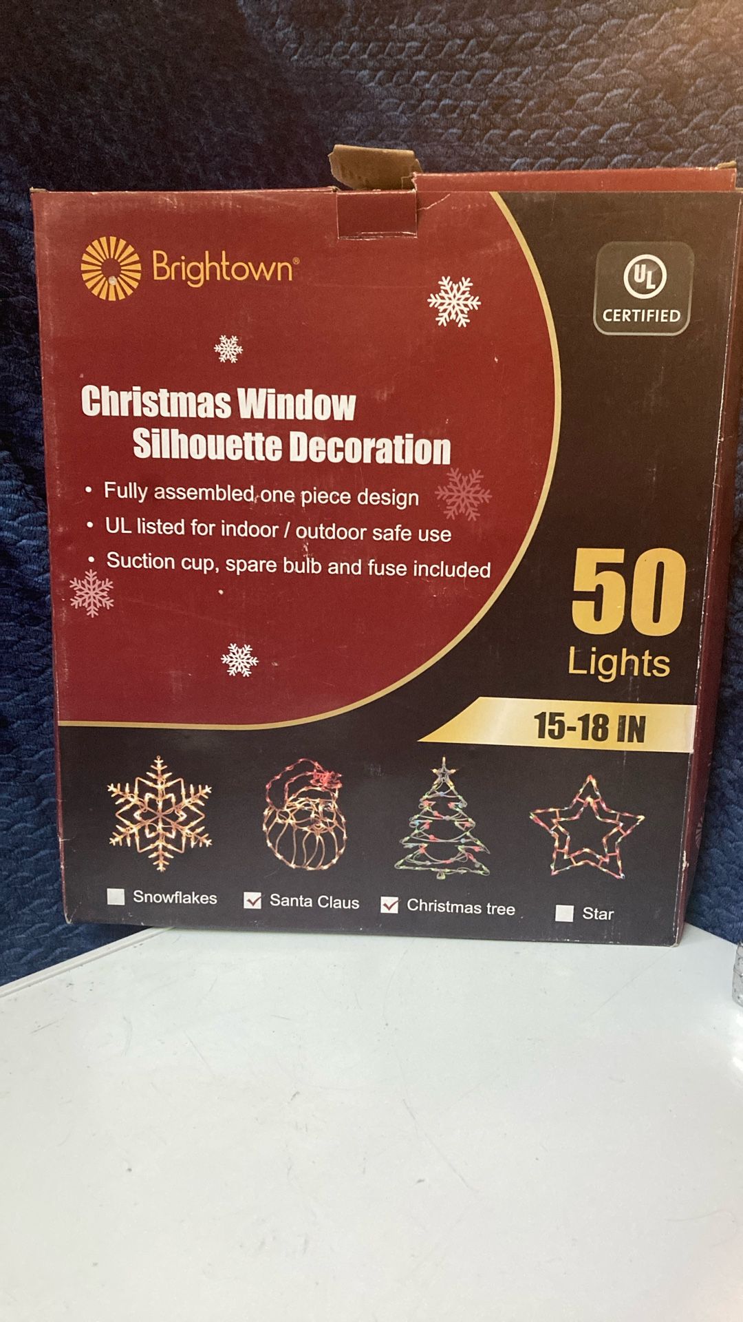 Christmas Window Light Decoration