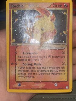 torchic gold star damaged water