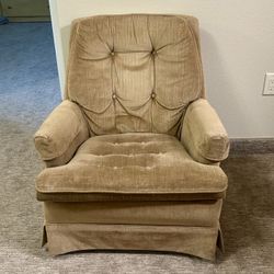 Beige Arm Chair In Mint Condition!