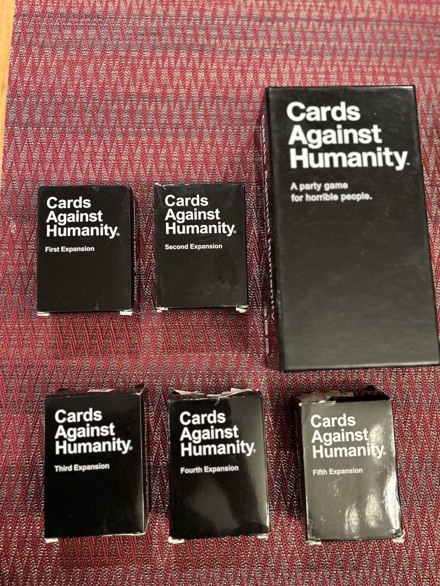 Cards Against Humanity + First Five Expansions