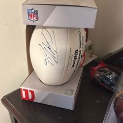 Terry Mclaurin Signed Football
