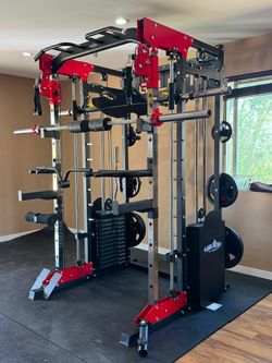 NEW Smith Machine , Squat Rack , Bench Press , Leg Press , Pulley System Machine For Your Weights