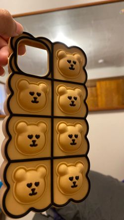 3D bear phone case, iphone 11