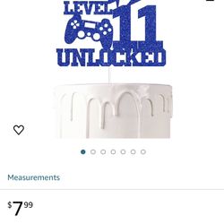 Level 11 Cake Topper 