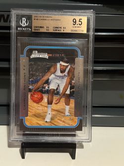 2003-04 TOPPS BOWMAN CARMELO ANTHONY ROOKIE CARD 9.5
