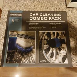 Brookstone 4 Piece Car  Cleaning Combo Pack 